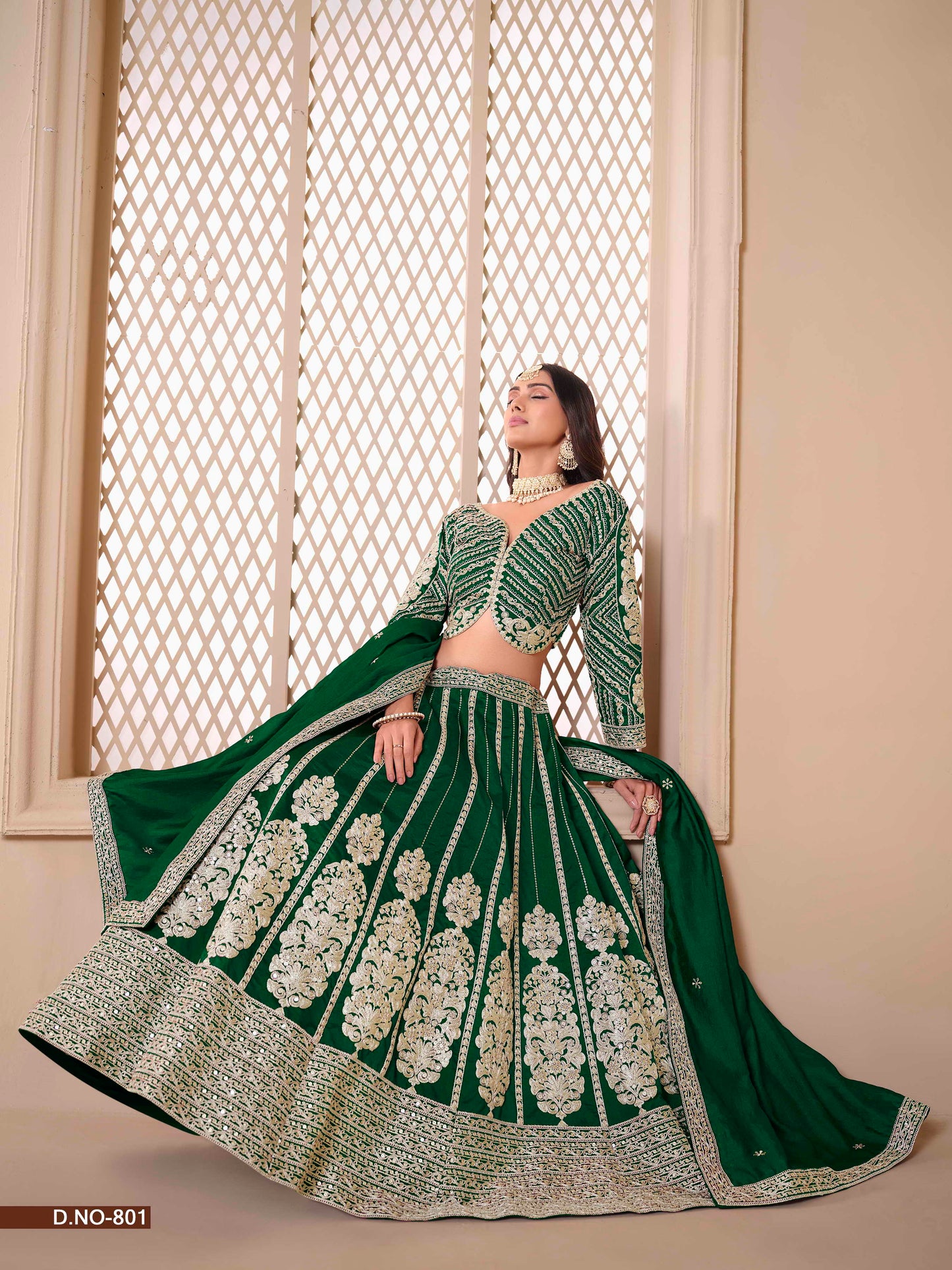 Embroidered Shimmer Art Silk Lehenga Choli with Dupatta