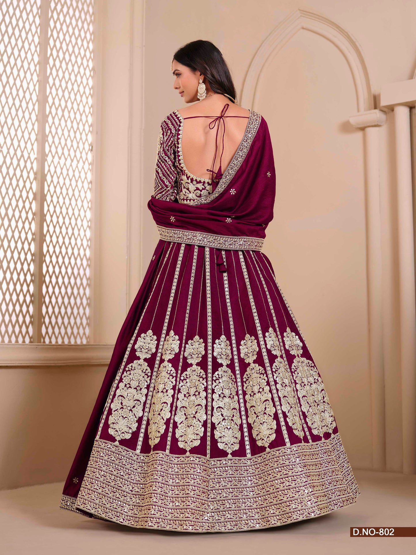 Embroidered Shimmer Art Silk Lehenga Choli with Dupatta