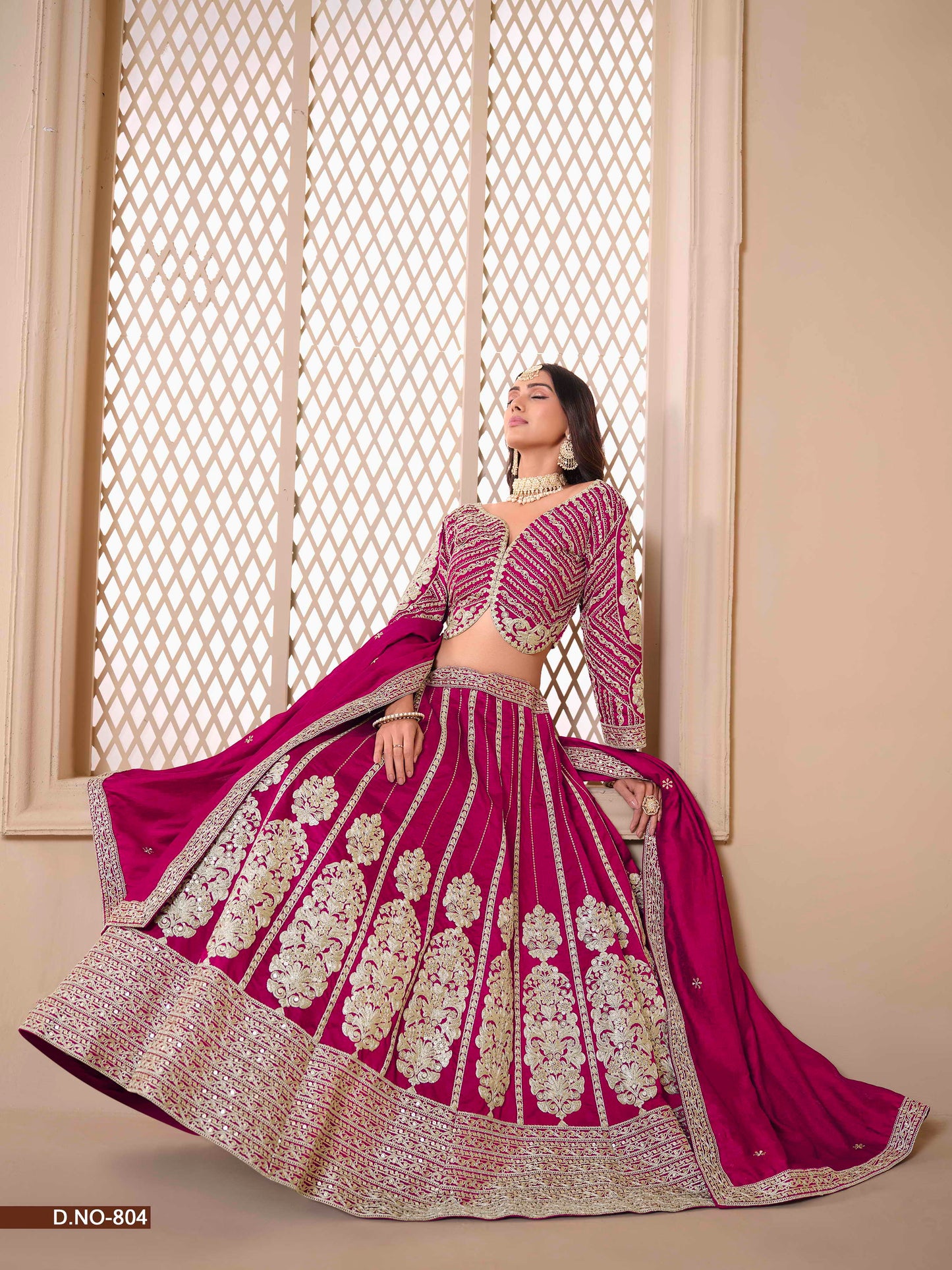 Embroidered Shimmer Art Silk Lehenga Choli with Dupatta