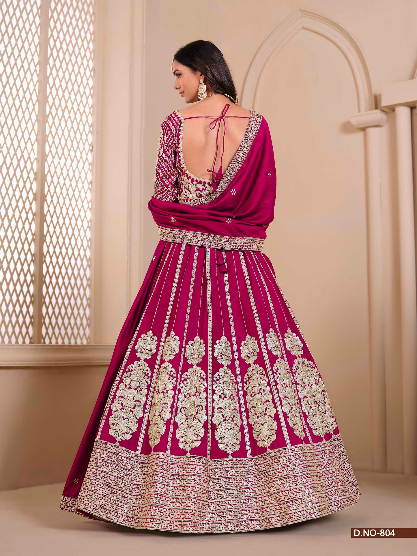 Embroidered Shimmer Art Silk Lehenga Choli with Dupatta