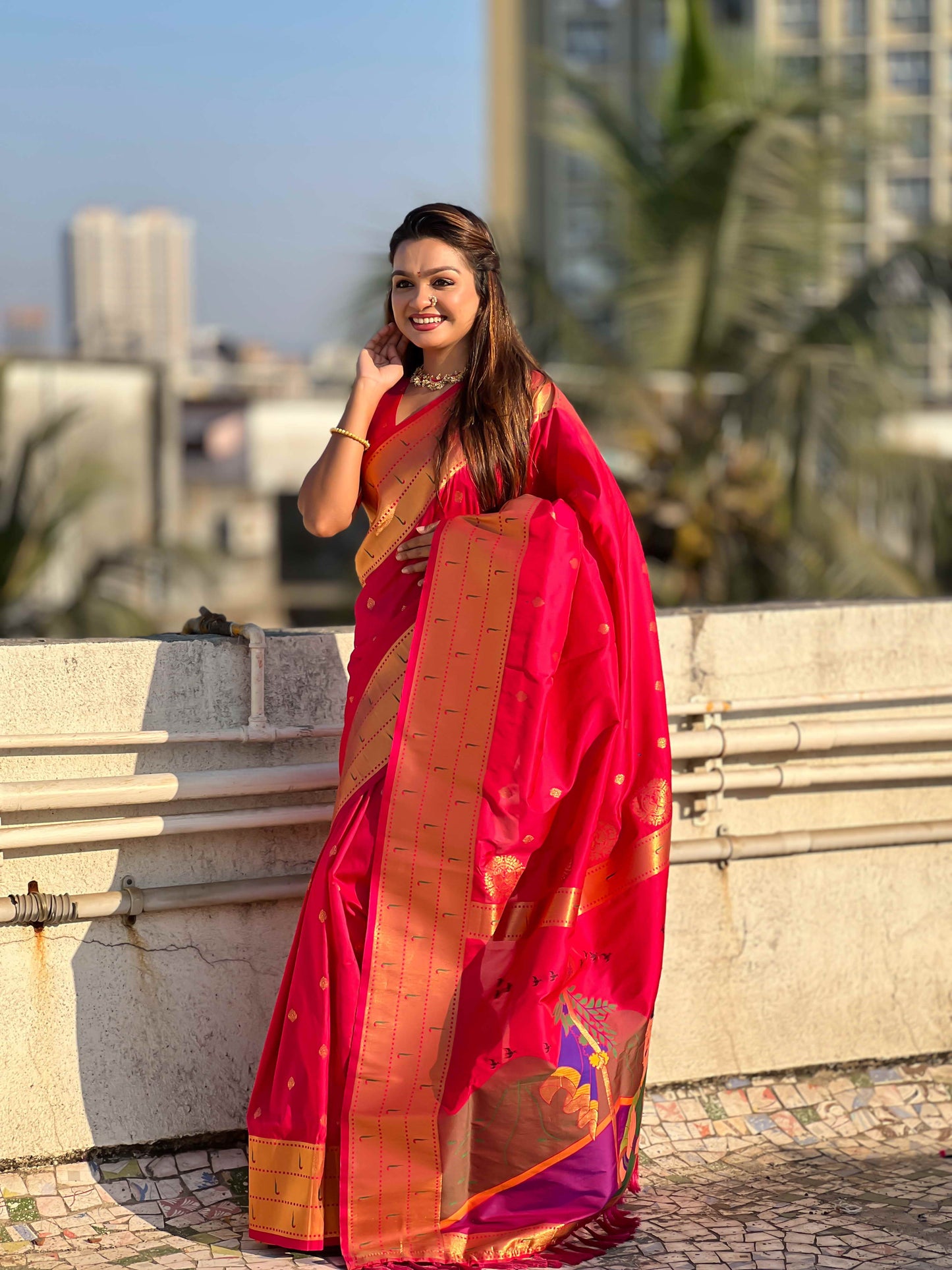 Gudi Padwa Special Paithani Soft Silk Saree