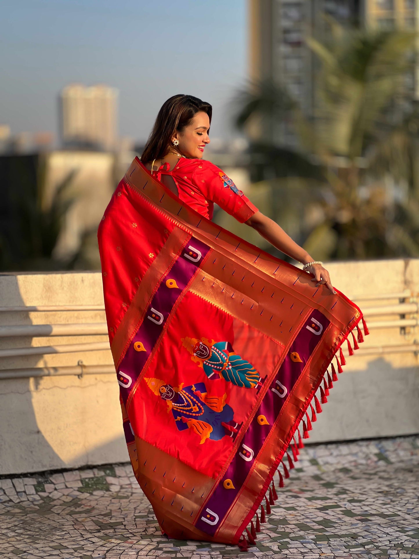 Vitthala Paithani Silk Saree