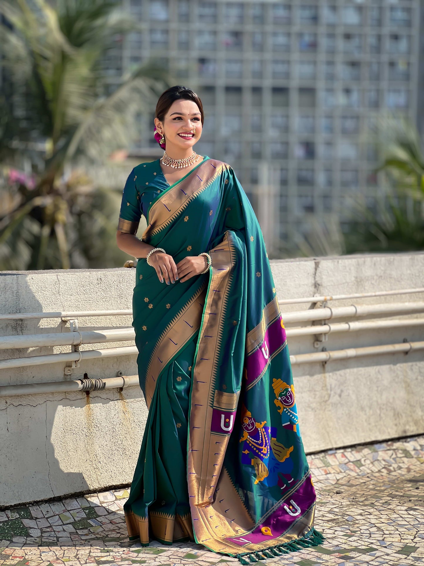 Vitthala Paithani Silk Saree