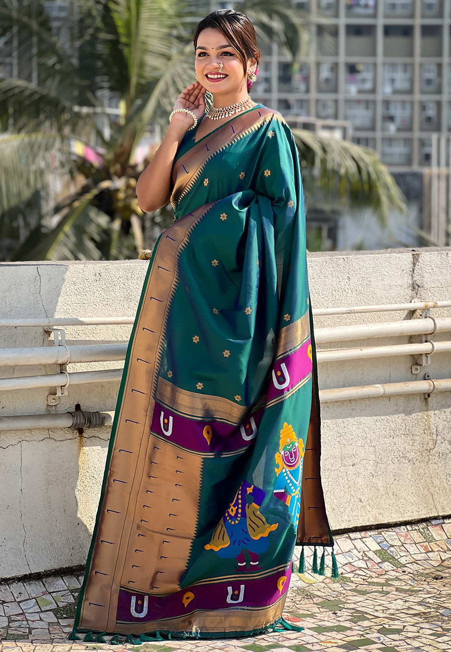 Vitthala Paithani Silk Saree