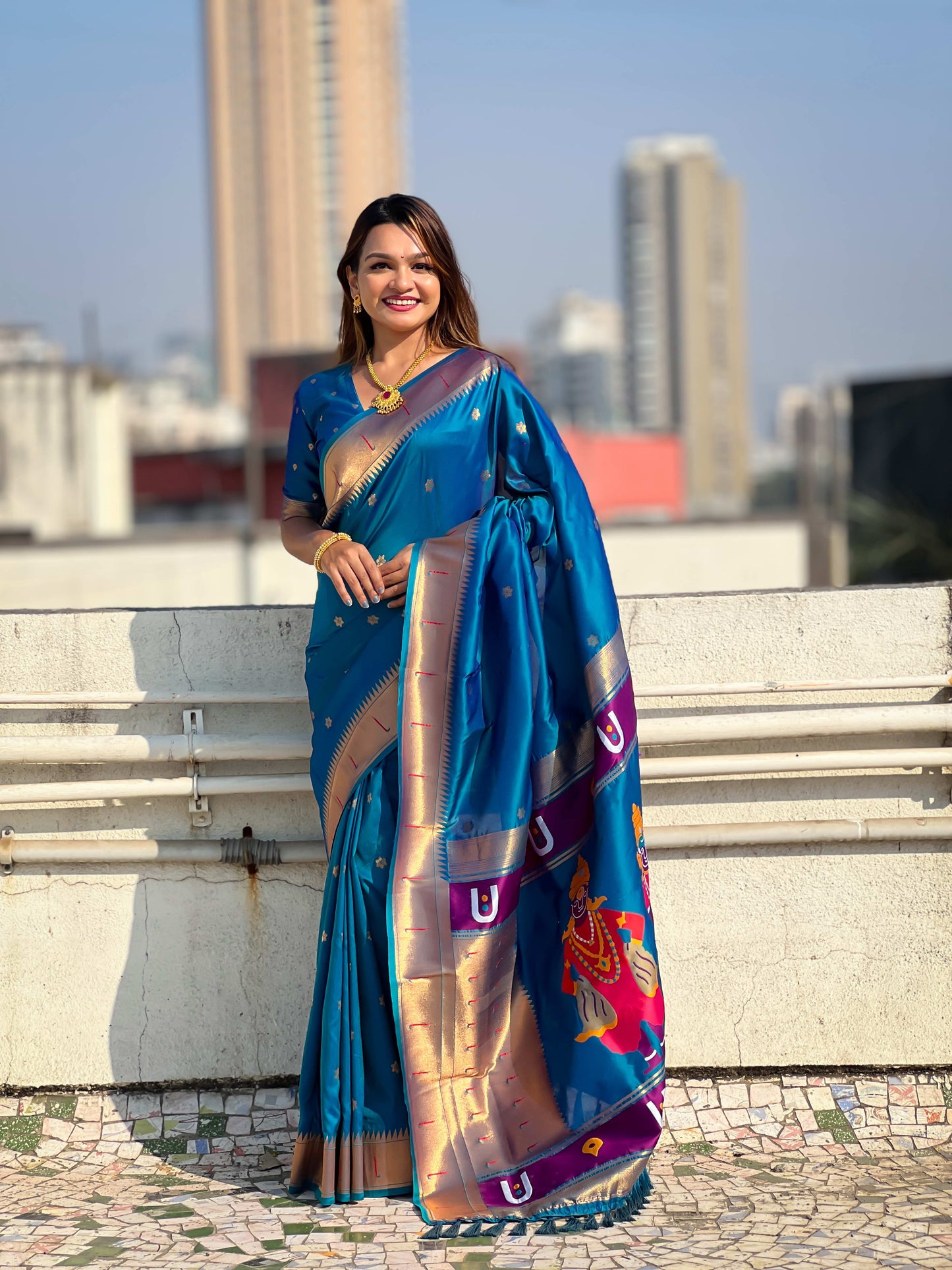 Vitthala Paithani Silk Saree