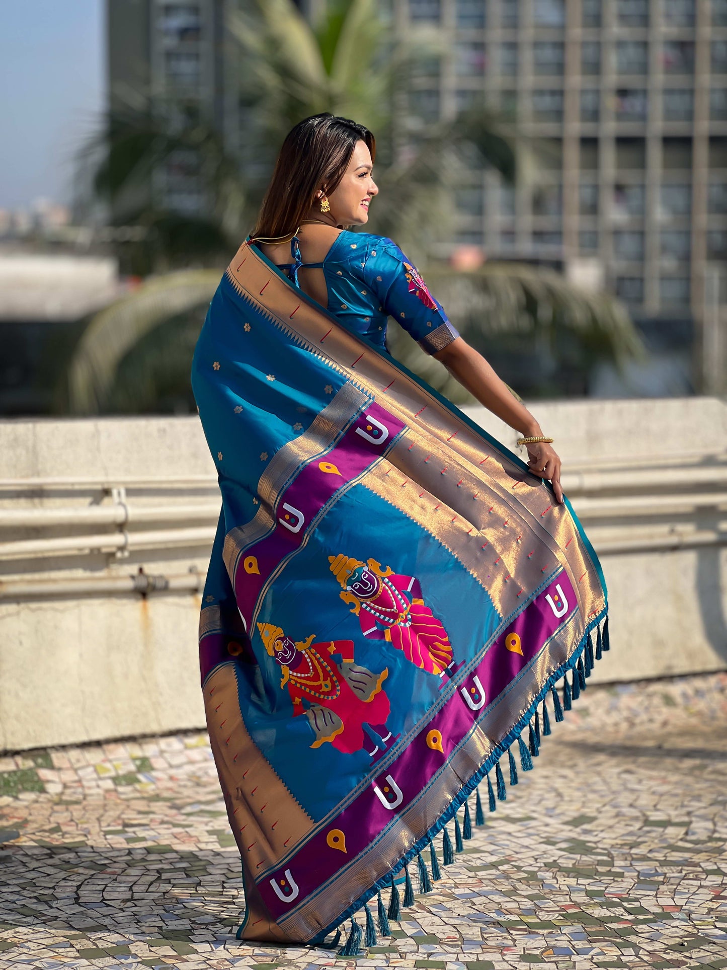 Vitthala Paithani Silk Saree