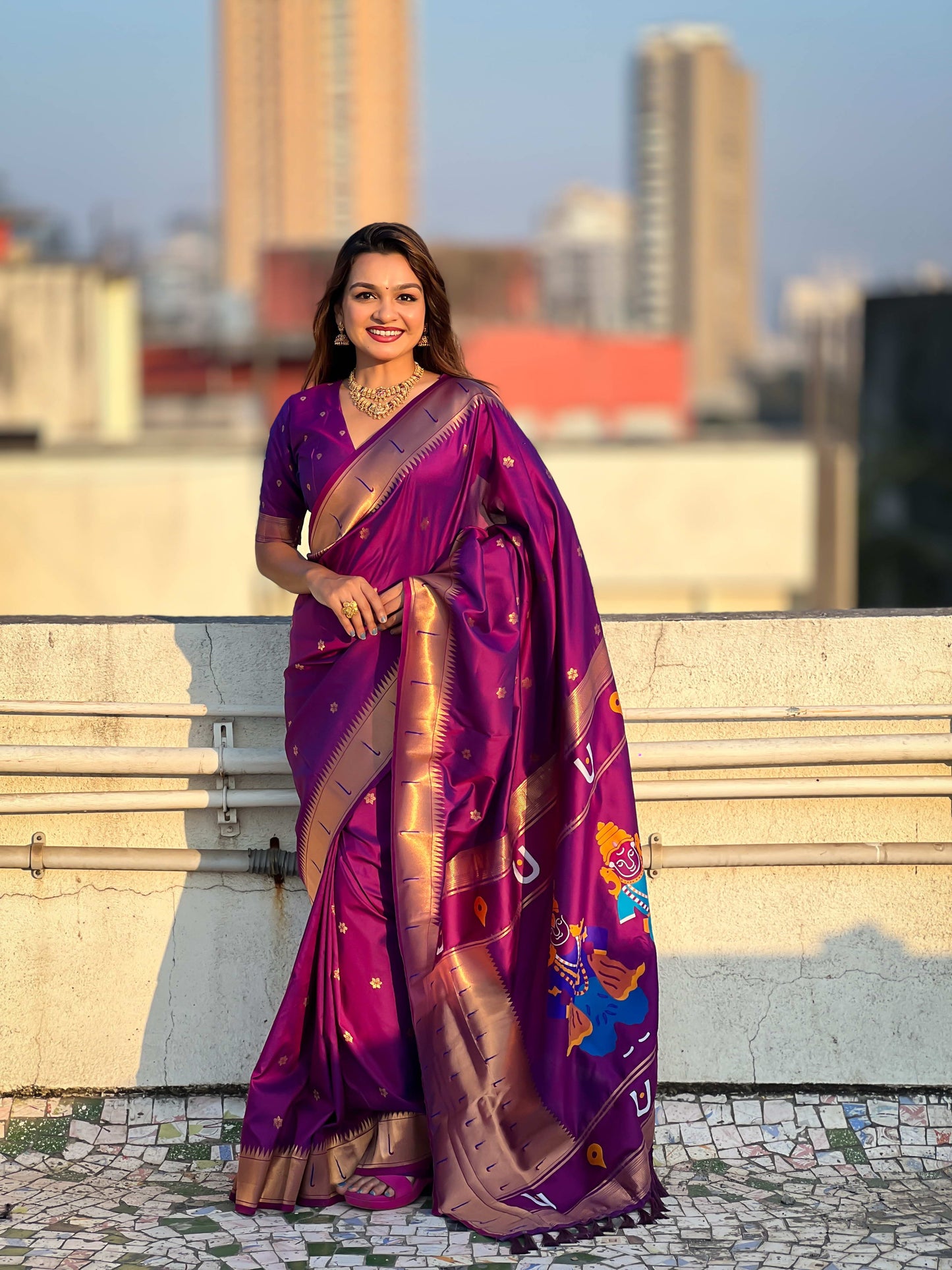 Vitthala Paithani Silk Saree