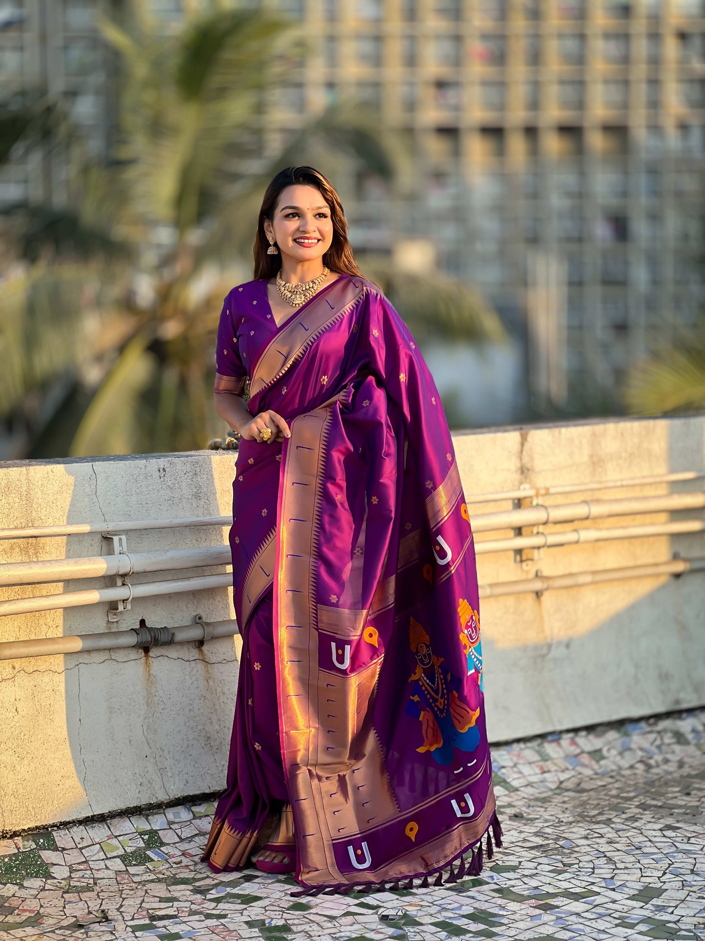 Vitthala Paithani Silk Saree