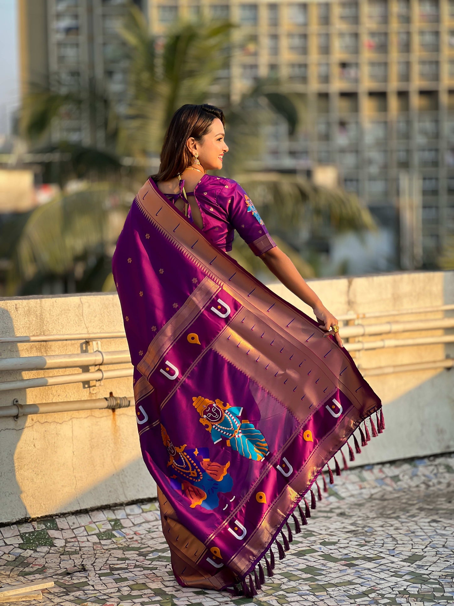 Vitthala Paithani Silk Saree