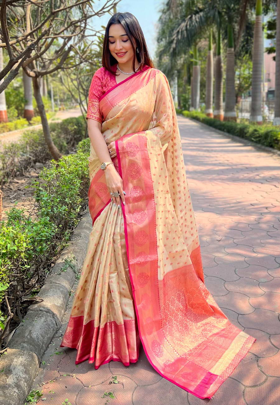 Tissue Silk Kanchipuram Saree
