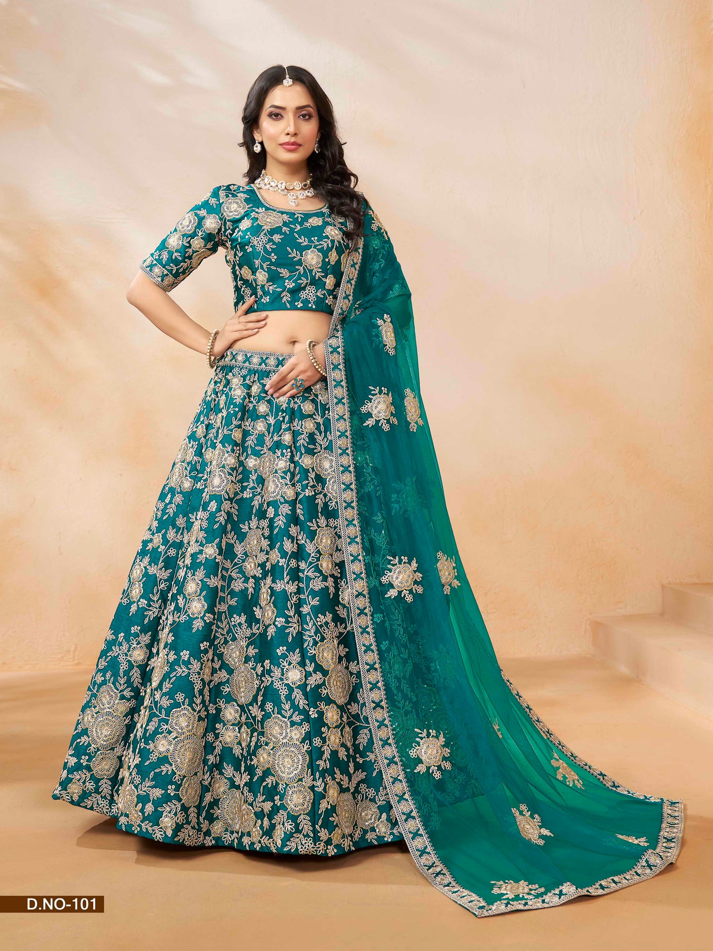 Embroidered Art Silk Sequence Lehenga Choli with Net Dupatta