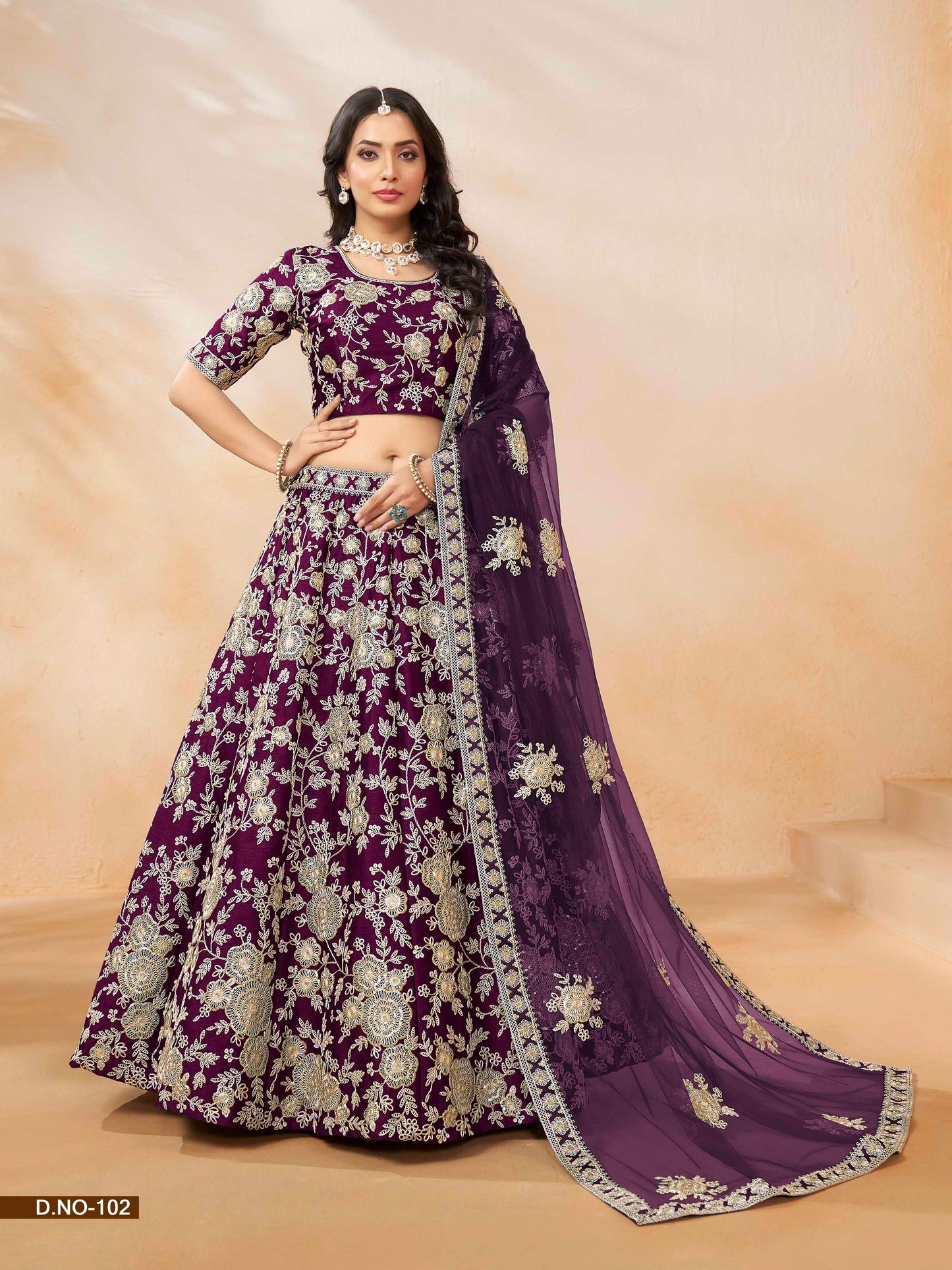 Embroidered Art Silk Sequence Lehenga Choli with Net Dupatta