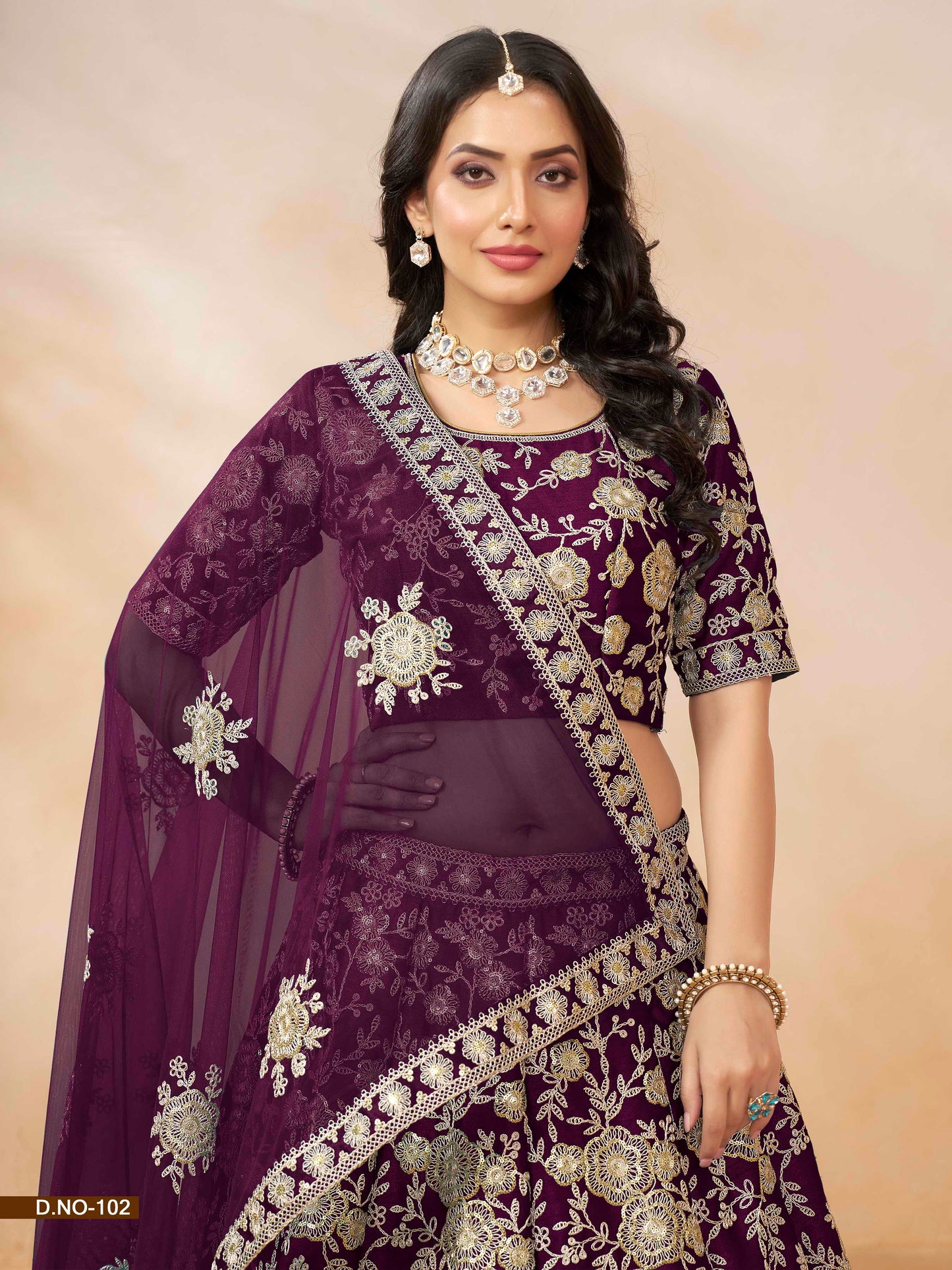 Embroidered Art Silk Sequence Lehenga Choli with Net Dupatta