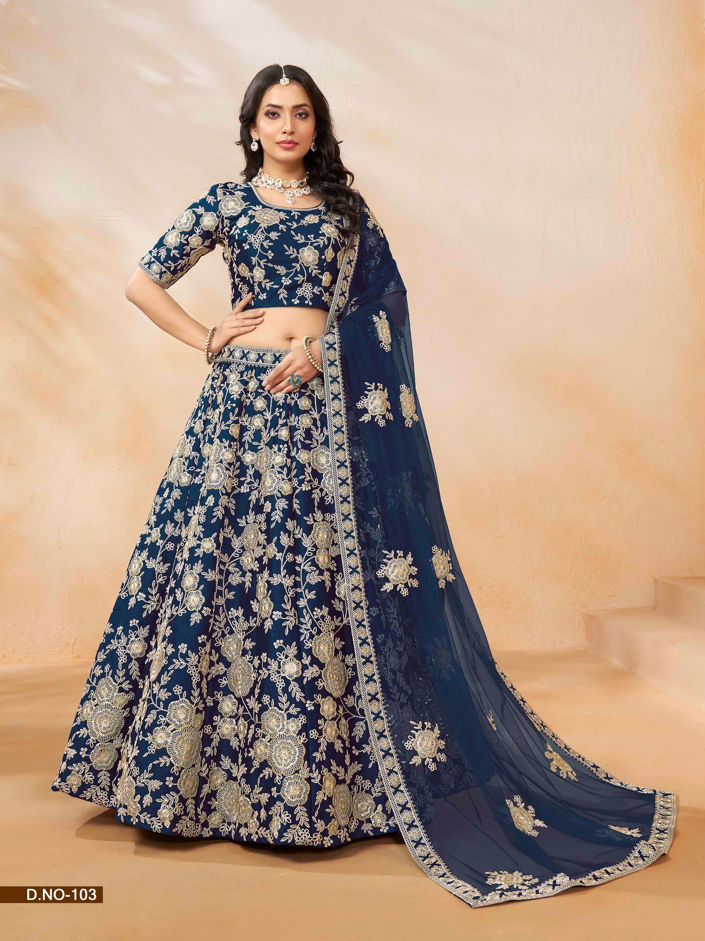 Embroidered Art Silk Sequence Lehenga Choli with Net Dupatta