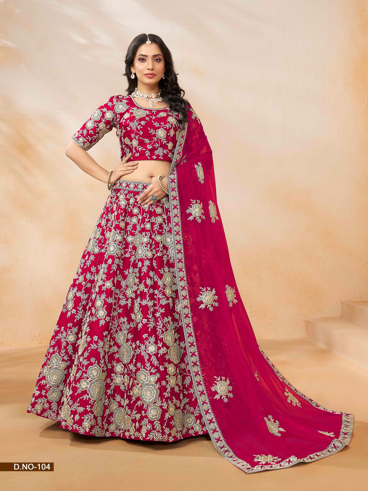 Embroidered Art Silk Sequence Lehenga Choli with Net Dupatta