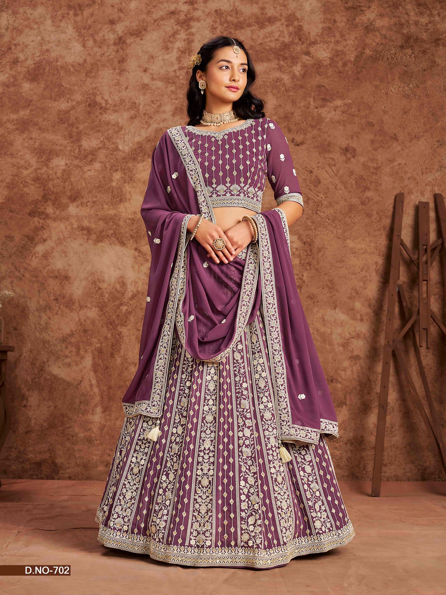 Embroidered Art Silk Lehenga Choli with Net Dupatta