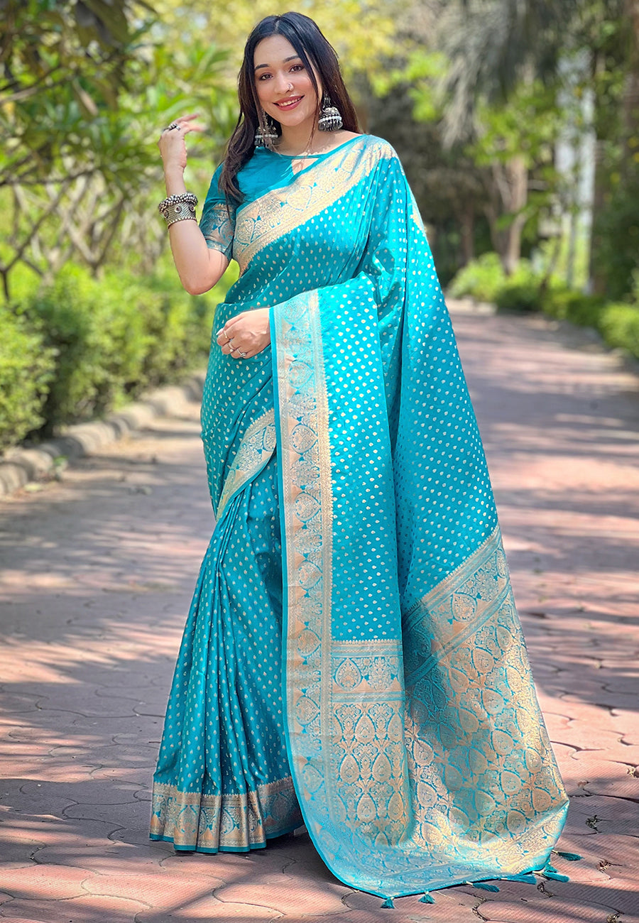 Regal Eastern Zari Woven Banarasi Silk Saree
