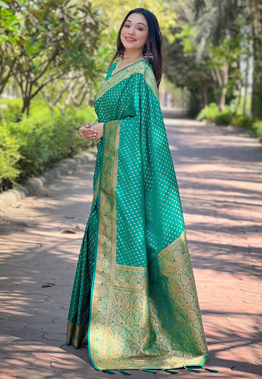 Regal Eastern Zari Woven Banarasi Silk Saree