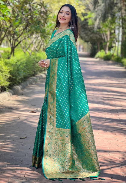 Regal Eastern Zari Woven Banarasi Silk Saree