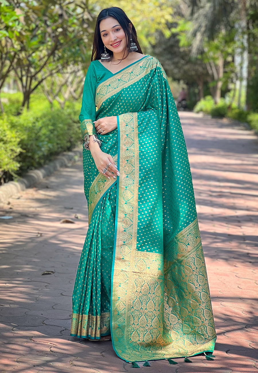 Regal Eastern Zari Woven Banarasi Silk Saree