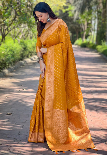 Regal Eastern Zari Woven Banarasi Silk Saree