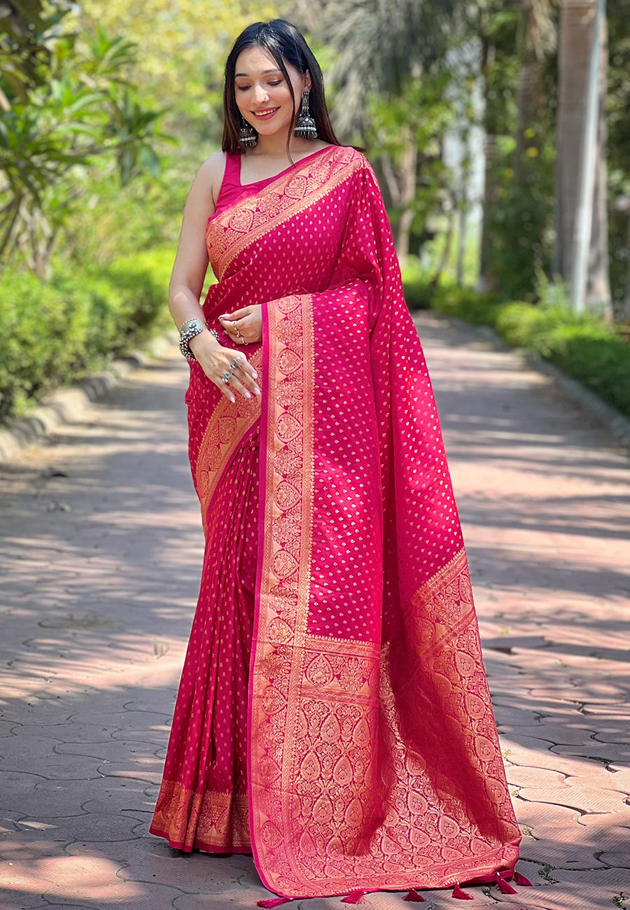 Regal Eastern Zari Woven Banarasi Silk Saree