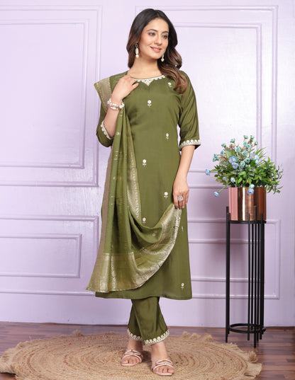 Viscose Silk Straight Kurti