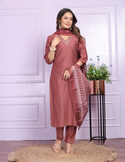 Russian Silk Straight Kurti