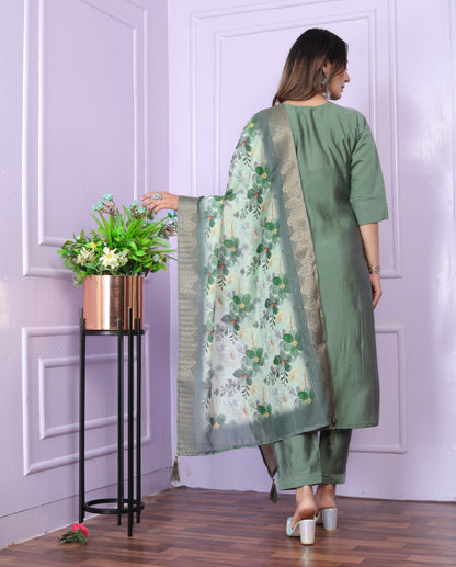 Russian Silk Straight Kurti