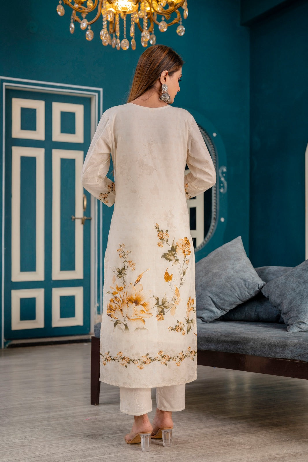 Cambric Cotton Straight Kurti