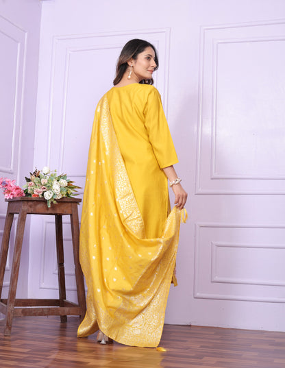 Russian Silk Straight Kurti
