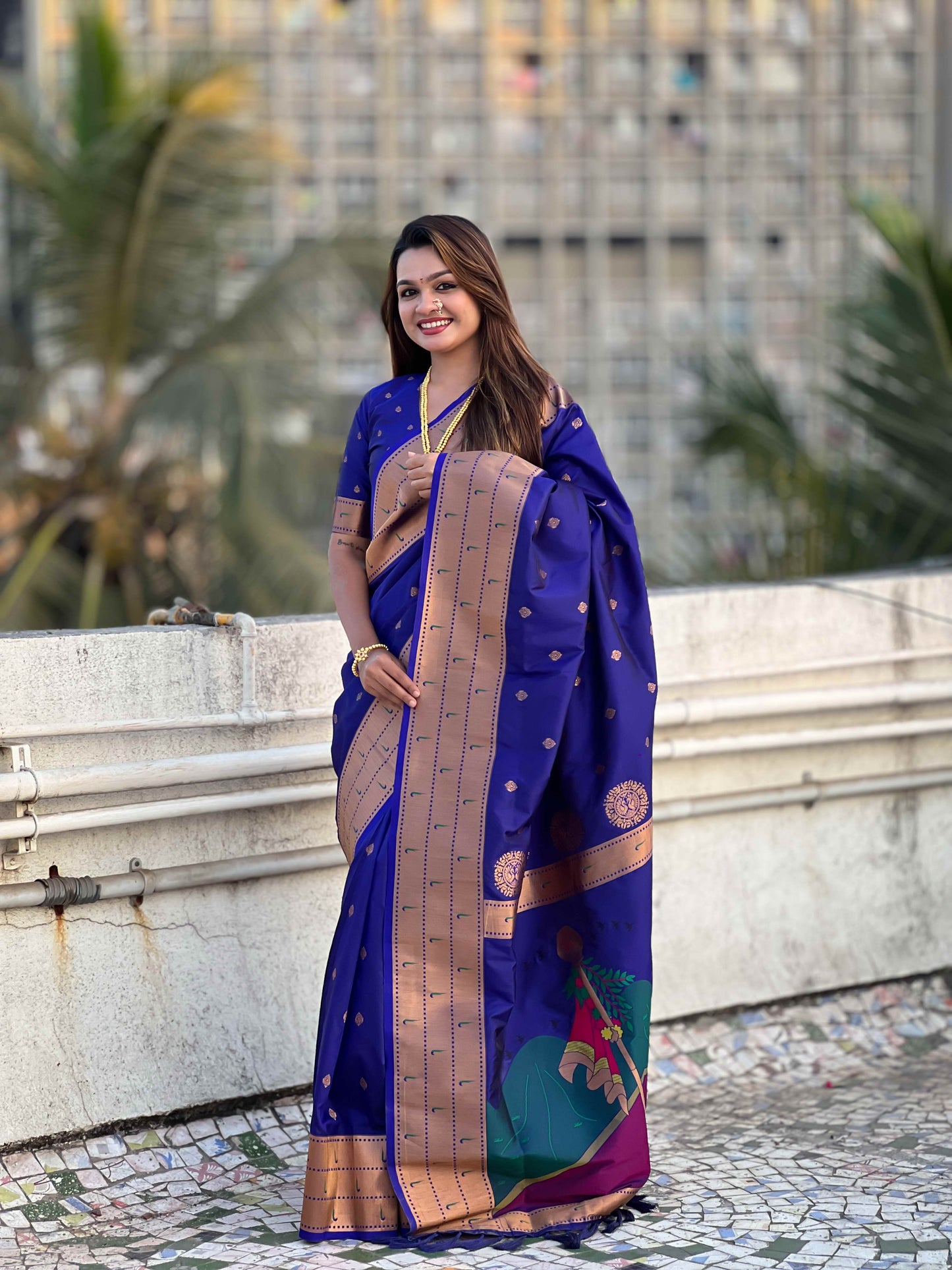 Gudi Padwa Special Paithani Soft Silk Saree