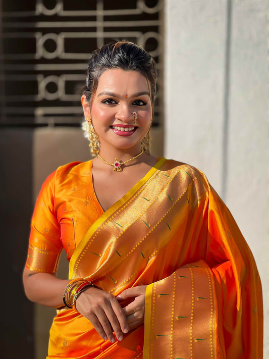 Gudi Padwa Special Paithani Soft Silk Saree