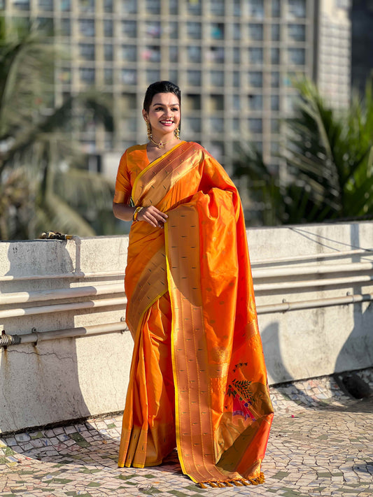 Gudi Padwa Special Paithani Soft Silk Saree
