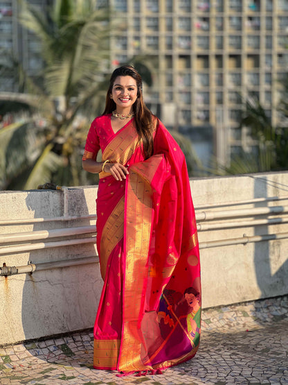 Gudi Padwa Special Paithani Soft Silk Saree