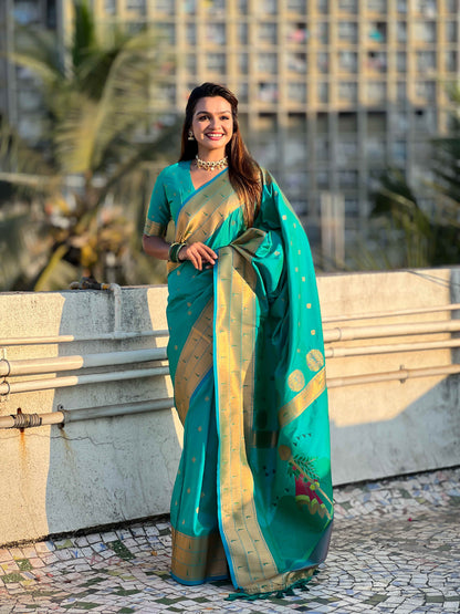 Gudi Padwa Special Paithani Soft Silk Saree