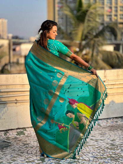 Gudi Padwa Special Paithani Soft Silk Saree