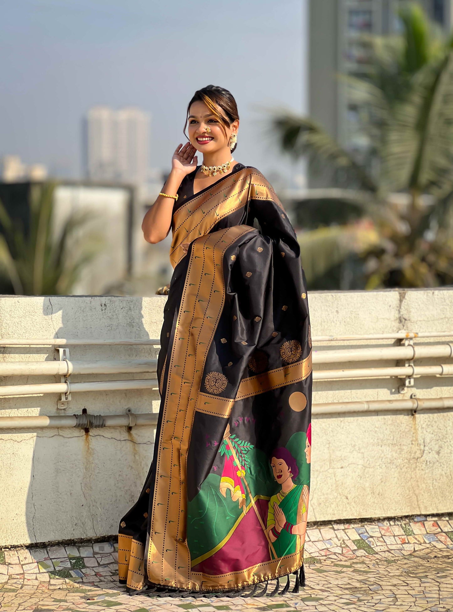 Gudi Padwa Special Paithani Soft Silk Saree