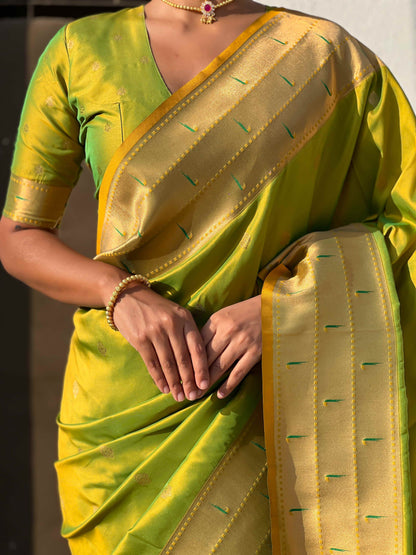 Gudi Padwa Special Paithani Soft Silk Saree