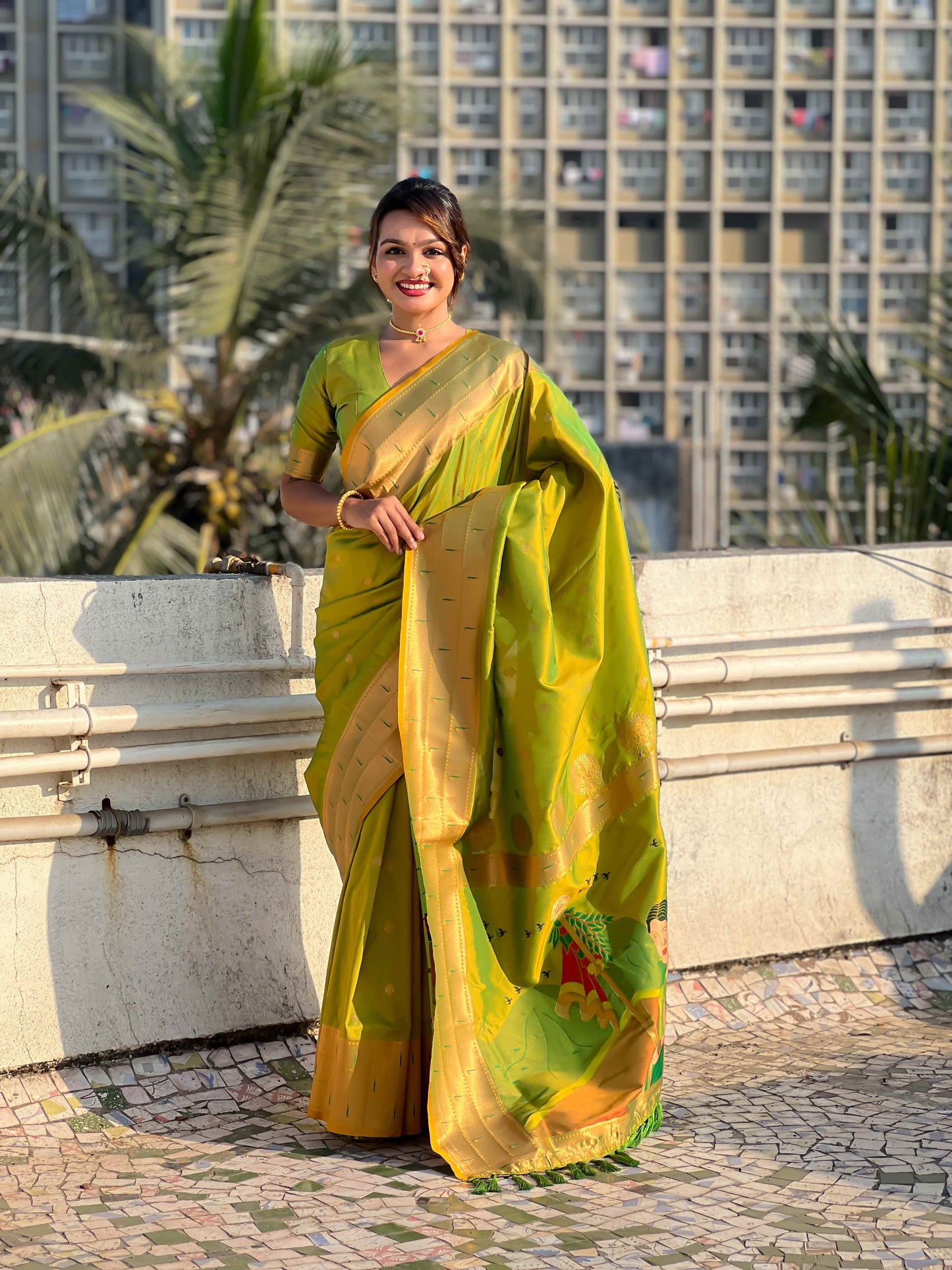 Gudi Padwa Special Paithani Soft Silk Saree