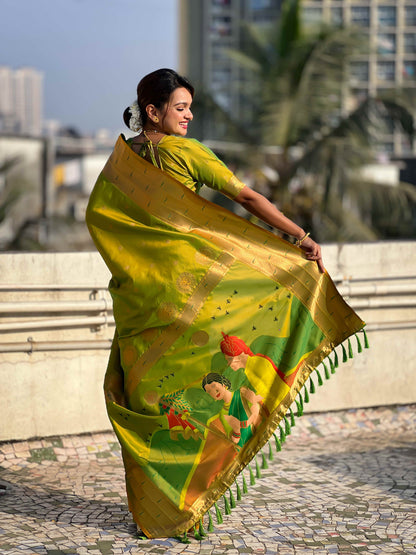 Gudi Padwa Special Paithani Soft Silk Saree