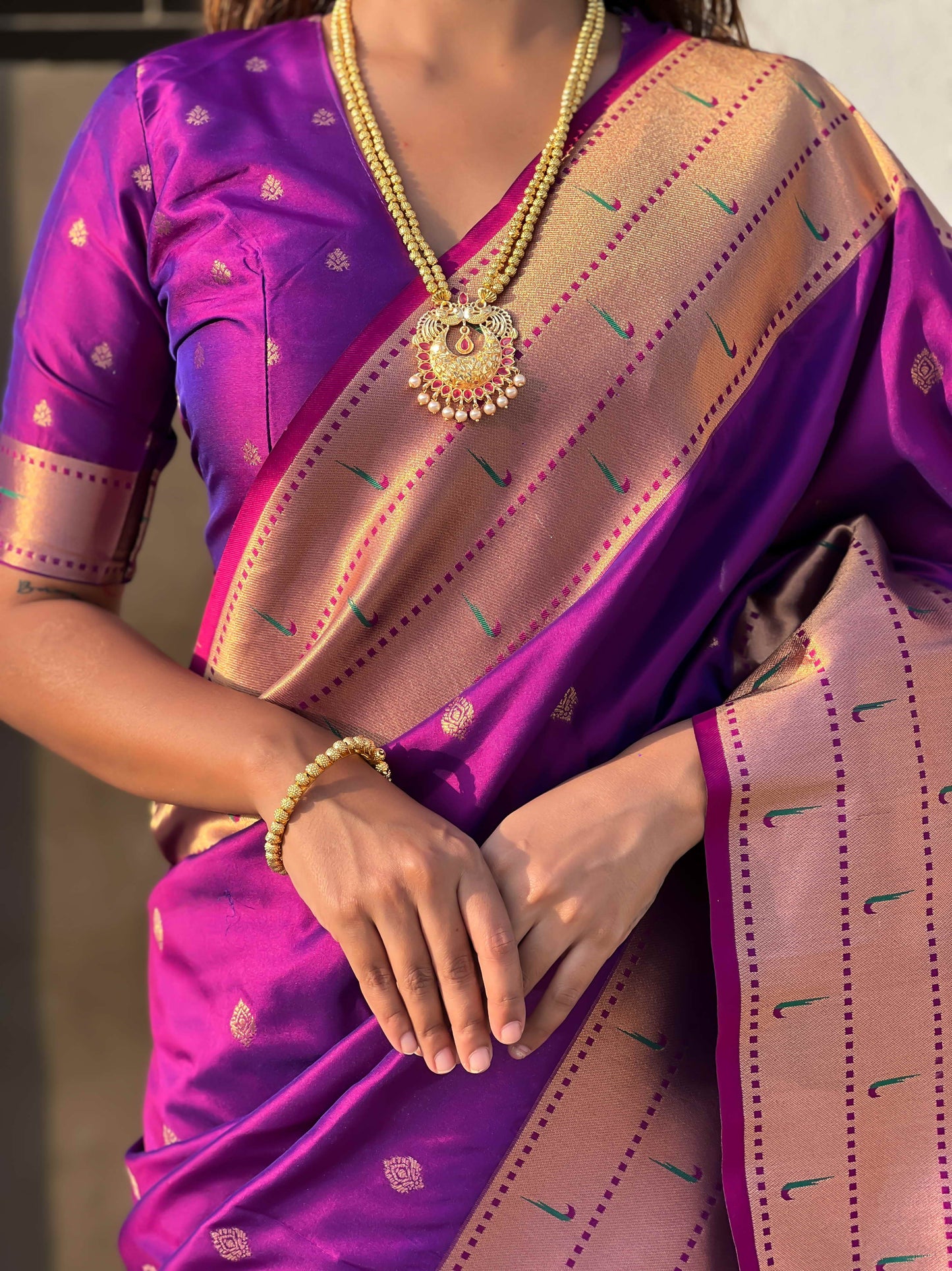 Gudi Padwa Special Paithani Soft Silk Saree