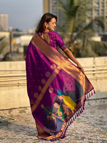 Gudi Padwa Special Paithani Soft Silk Saree