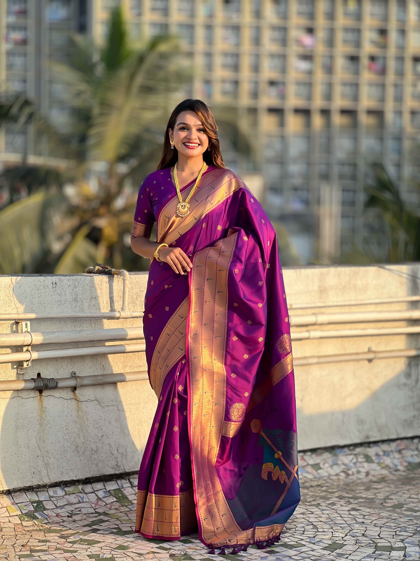 Gudi Padwa Special Paithani Soft Silk Saree