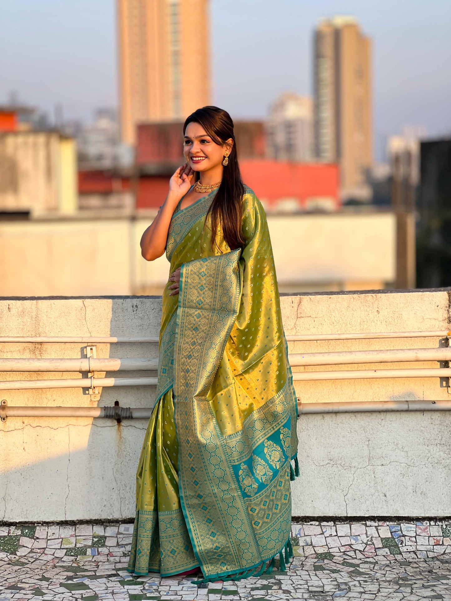 Pure Tissue Zari Woven Saree