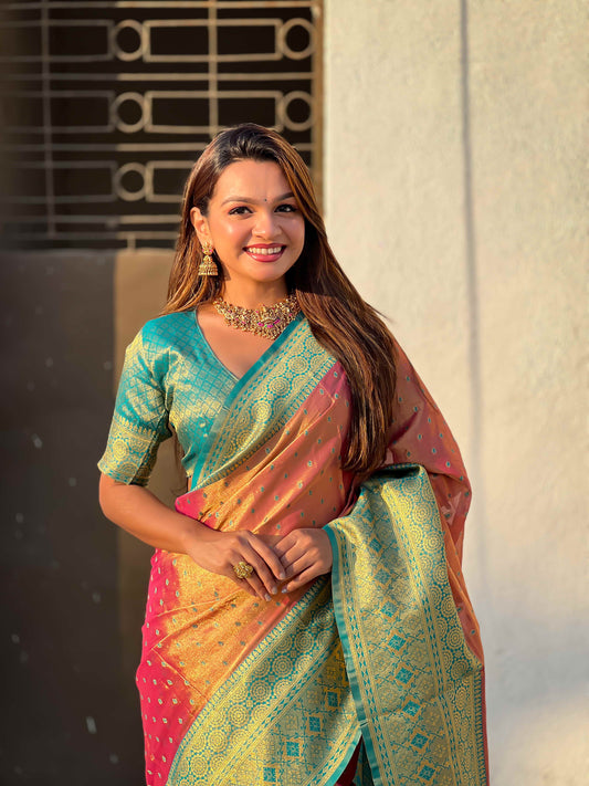 Pure Tissue Zari Woven Saree