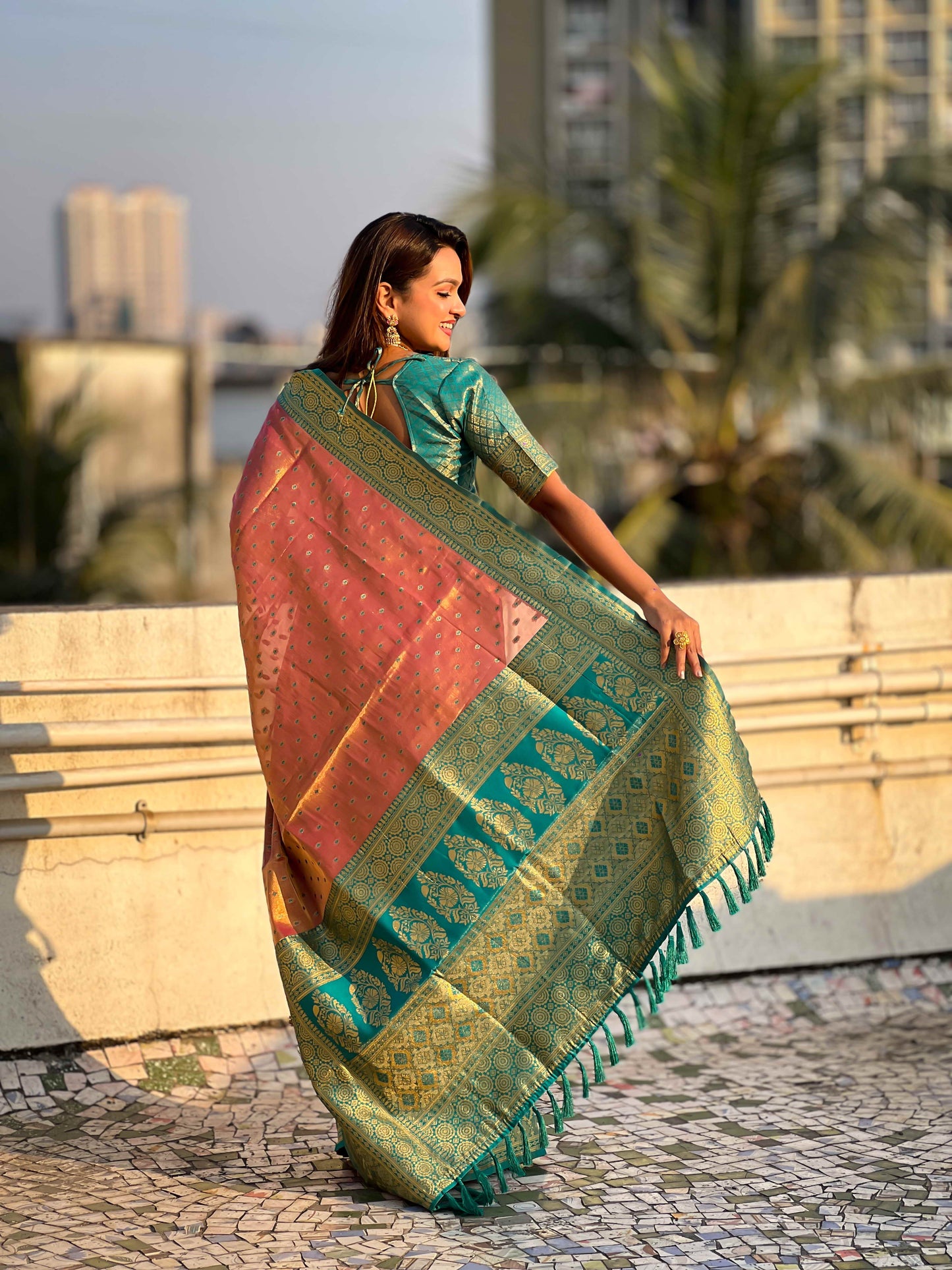 Pure Tissue Zari Woven Saree