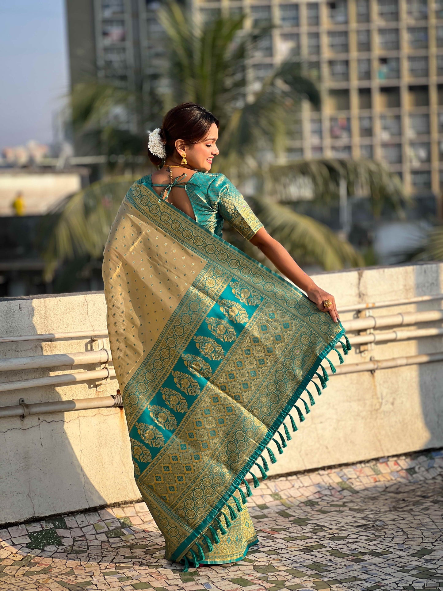 Pure Tissue Zari Woven Saree