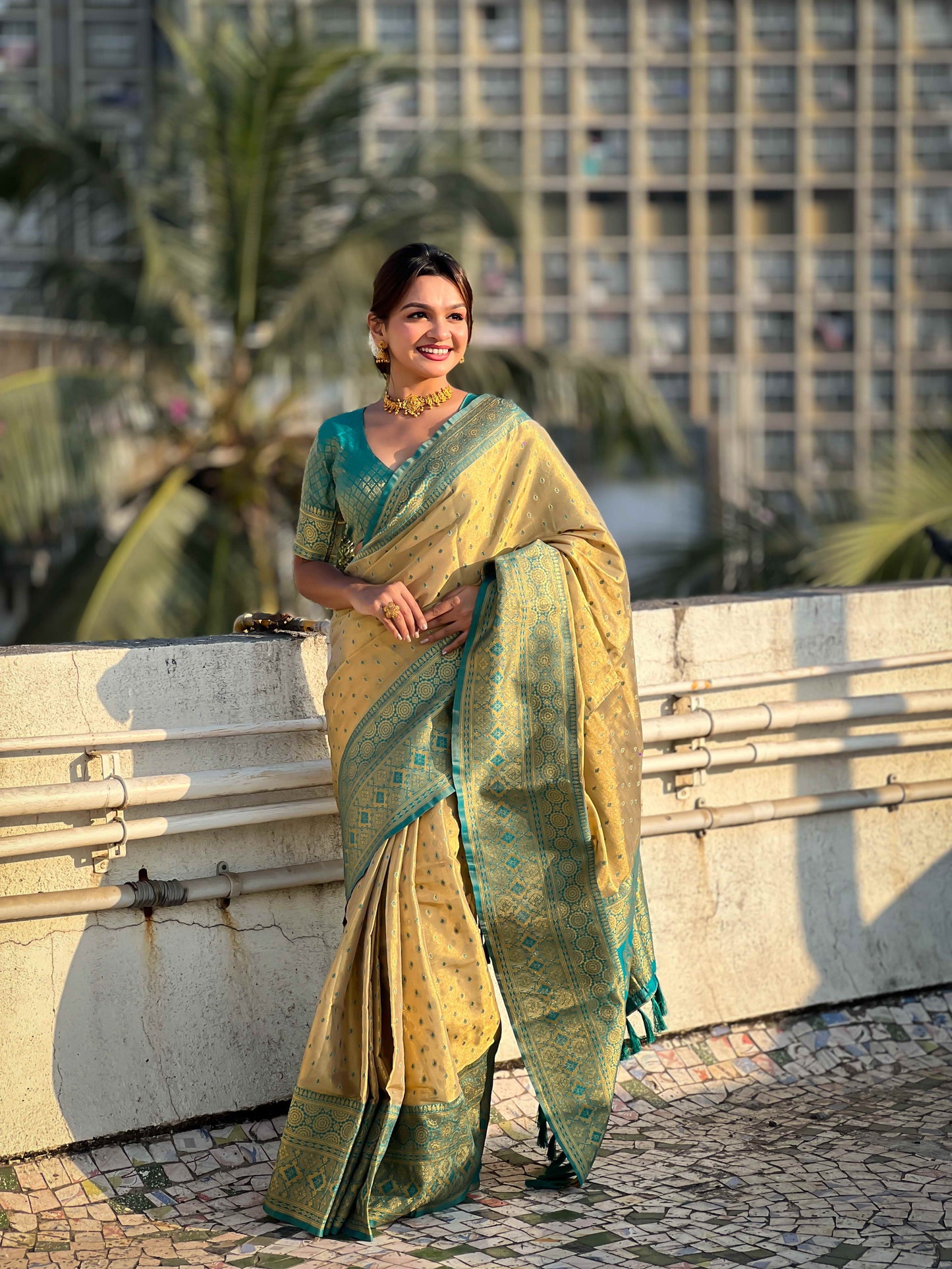 Pure Tissue Zari Woven Saree