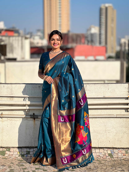 Vitthala Paithani Silk Saree
